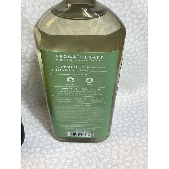 Bath and Body Works STRESS RELIEF EUCALYPTUS & SPEARMINT Aromatherapy 4 pc Set - Picture 2 of 6